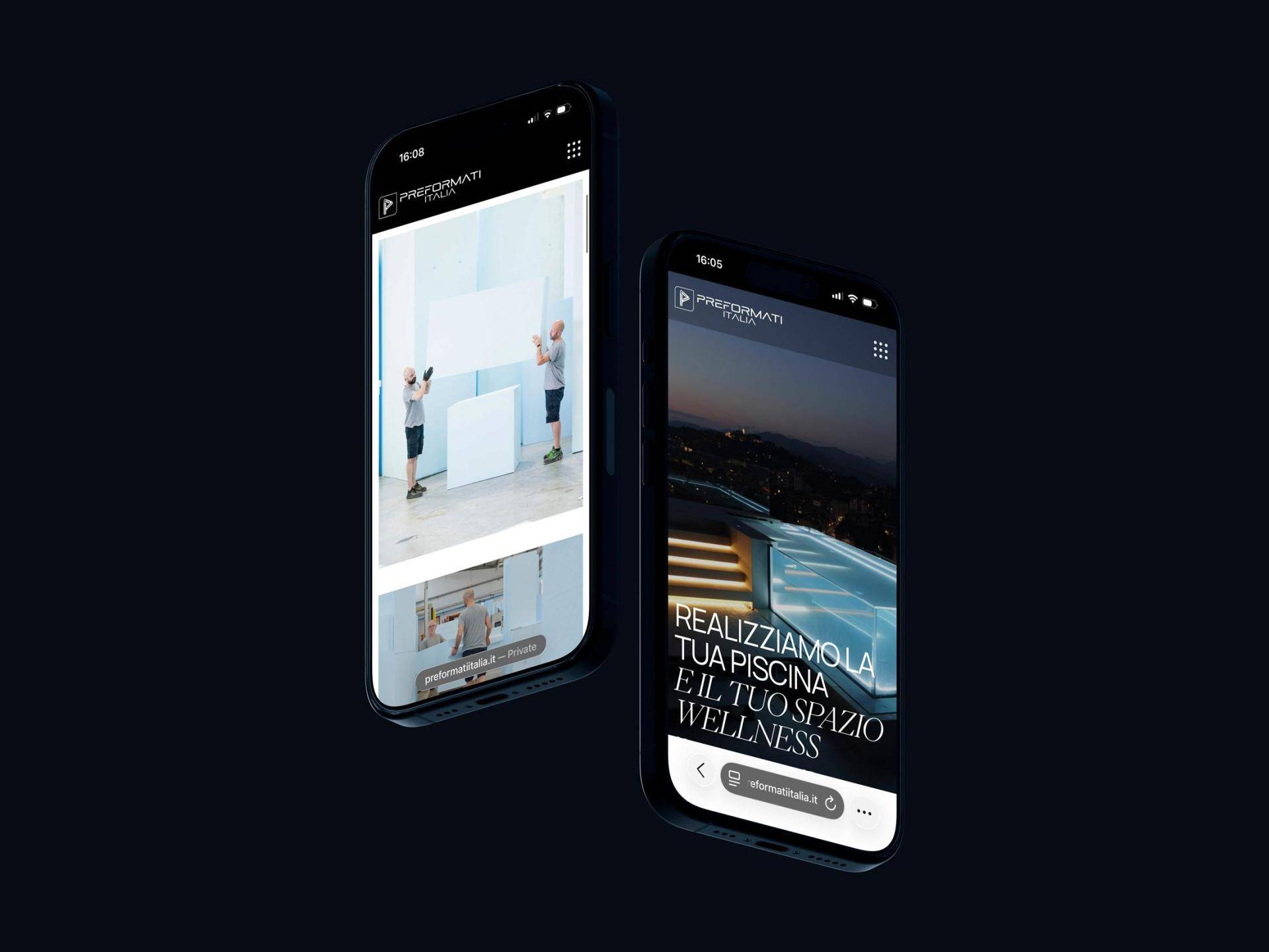 Sito web Preformati Italia